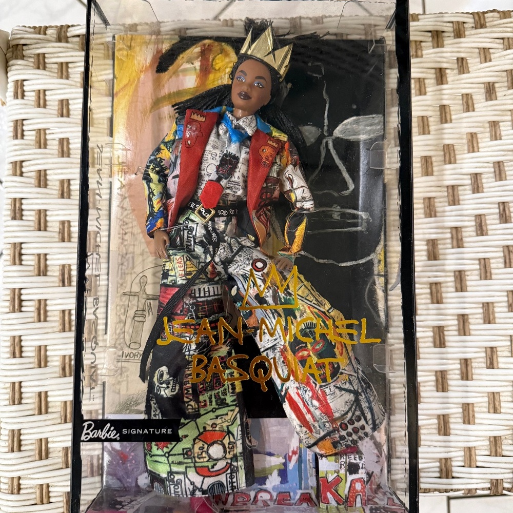 Jean Michael Basquiat Barbie Inspiration Signature